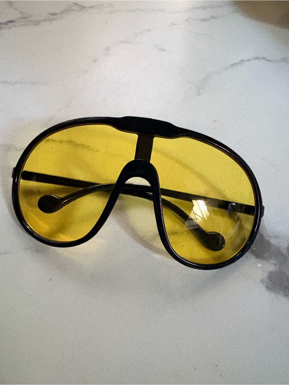 Yellow Lens Safety Party Glasses - Stylish Eye Protection